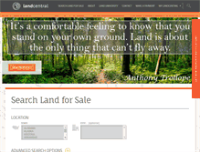 Tablet Screenshot of landcentral.com
